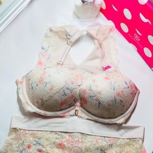 NWT PINK Victoria’s Secret Date Push Up Bra 36D